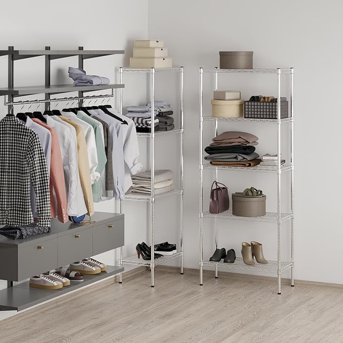Regal Altair 14" Deep x 30" Wide x 74" Height Wire Shelving Kit | 5-Tier | NSF - Image 7