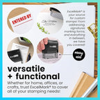 ExcelMark Custom Stamp – Clear & Crisp Impressions – Personalized Self-Inking - Image 8