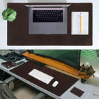 Elizo Leather Desk Mat Desk Pad Blotter Set - Image 6