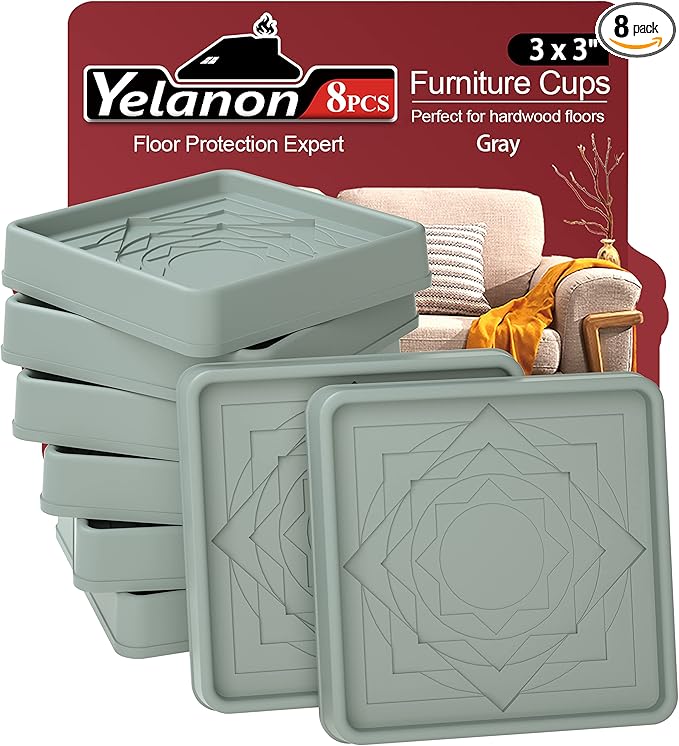 Furniture Coasters, Anti Slide Floor Protector by Yelanon