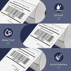 L LIKED 16 Rolls 4" x 6" Direct Blank Thermal Shipping Labels - Image 6