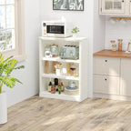 Bevfint 43 in Tall Bookcase, 3-Tier Bookshelf Open Storage, 33 inch Wide Floor - Image 7