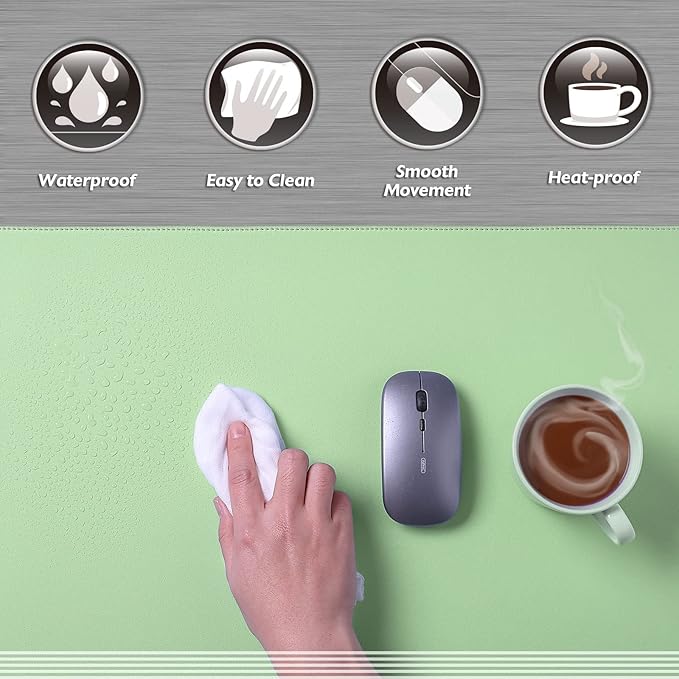 K KNODEL Desk Mat, Dual-Sided Office Desk Pad, Waterproof Desk Mat - Image 4