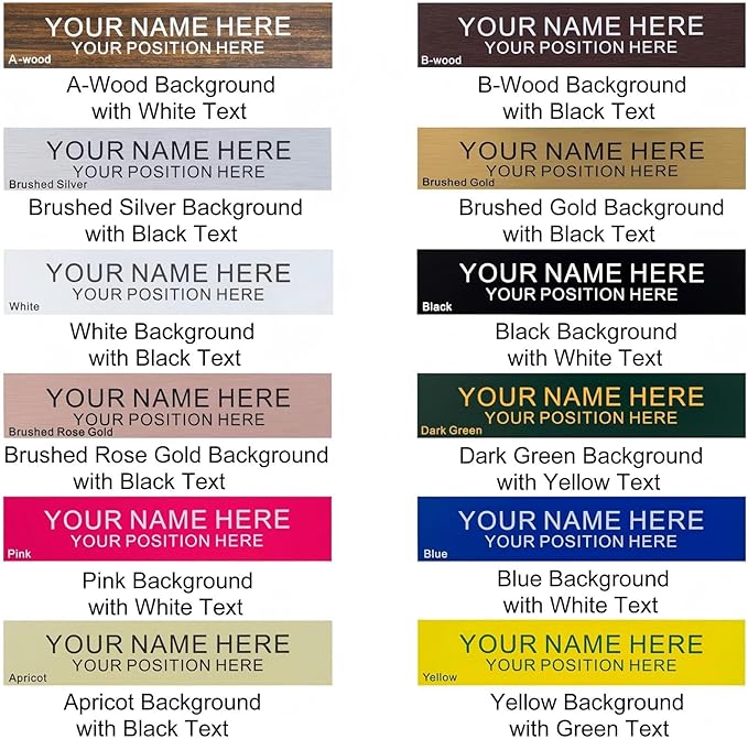 Personalized Office Engraved Name Plate - Image 2