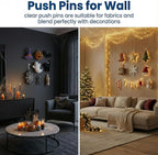 Push Pins 200Pcs Thumb Tacks: Clear Push Pin - Image 6
