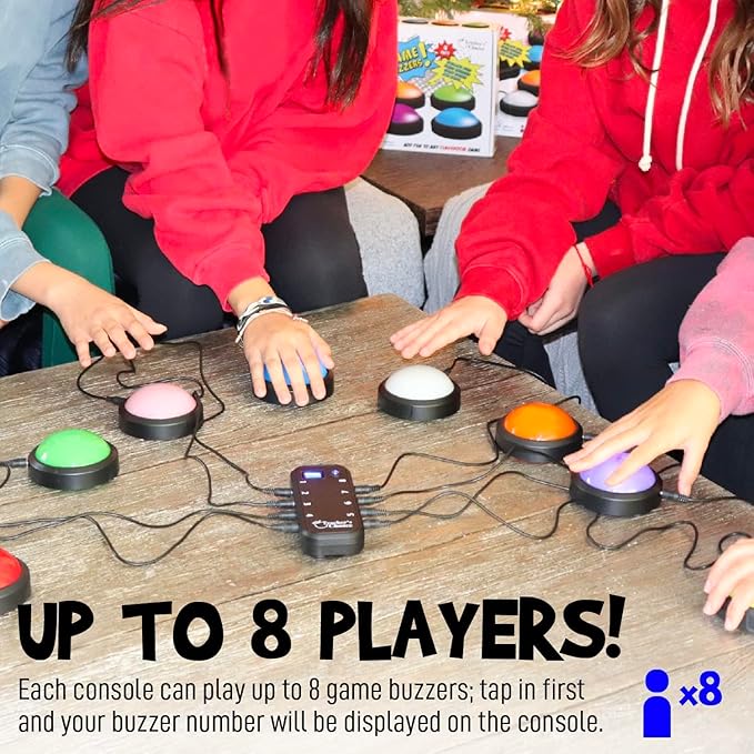 Teacher's Choice Light Up Game Buzzer System, Displays The Winning Player Loud - Image 3