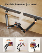 ErGear Dual Monitor Stand up to 33 inches Screen, Load-Bearing Max 22 lbs Each - Image 4