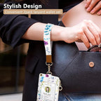 bolimoss 2-in-1 ID Badge Holder & Lanyard Wallet - Image 4
