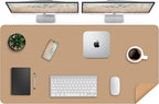 Leather Desk pad Protector, Large Desk mat by AFIING
