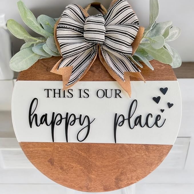 Wood front door sign Wood sign Home decor Welcome sign Sign - Image 2