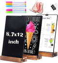 YEEON 3 Pack 8.7x12 in Desktop Small Chalkboard Sign by YEEON