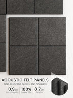 Bumusty Large Cork Board Alternative-36 x24 Felt Bulletin Board Tiles, - Image 3