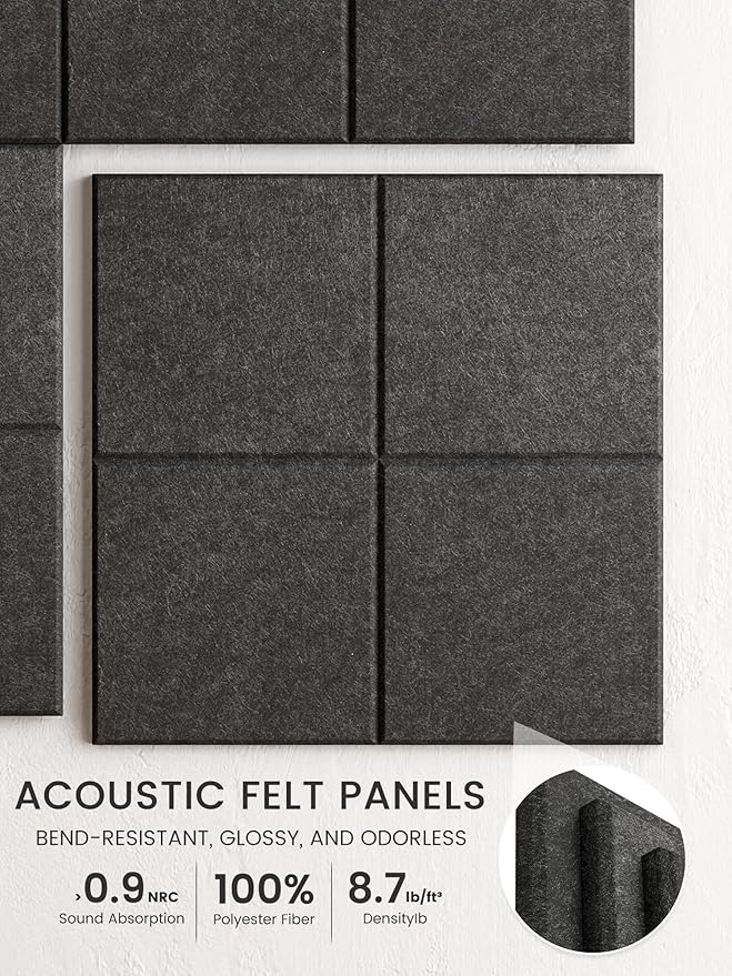 Bumusty Large Cork Board Alternative-36 x24 Felt Bulletin Board Tiles, - Image 3