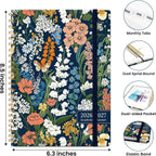 ZOTIA Planner 2026-2027 Weekly & Monthly Calendar Planner Jul 2026-Jun 2027 | Teacher and Student Calendar Agenda Book with Tabs, 6.3" x 8.5", Ideal for School and Office, Floral Planner, Plant