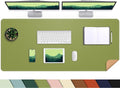 Leather Desk pad Protector, Large Desk mat by AFIING