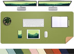 Leather Desk pad Protector, Large Desk mat by AFIING