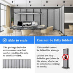 Upgrade Version Room Partition and Divider, Freestanding Rolling Dividers - Image 3