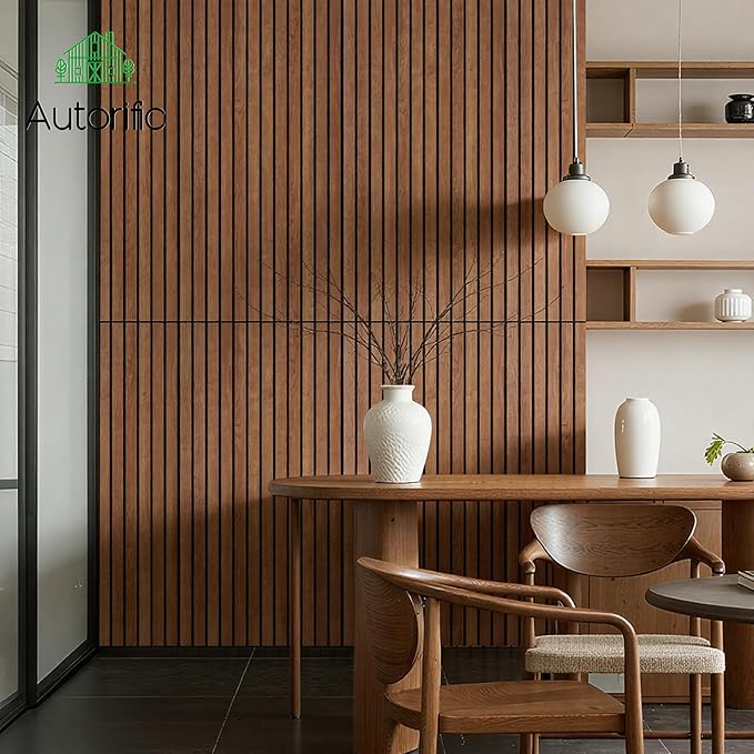 AUTORIFIC Wood Veneer Acoustic Panels, 4 Pack 47.2”x23.6” Sound Panels - Image 4