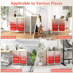 Happygrill 12-Drawer Rolling Storage Cart, Utility Cart - Image 7