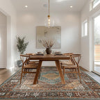 GENIMO 4x6 Area Rugs for Living Room, Machine Washable Rug, Non Slip Vintage - Image 4