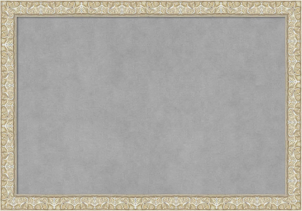 Amanti Art Silver Framed Magnetic Board 18x26 Medium Vision Board