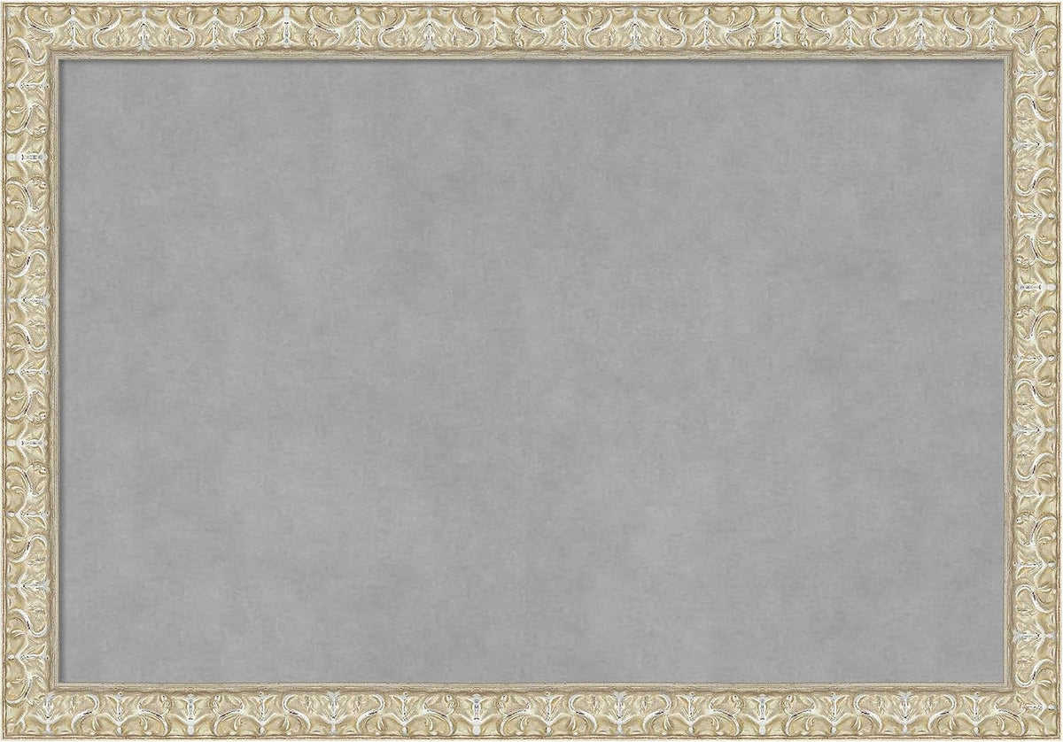 Amanti Art Silver Framed Magnetic Board 18x26 Medium Vision Board