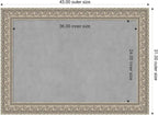 Amanti Art Silver Framed Magnetic Board 31x43 Large Vision Board - Image 2