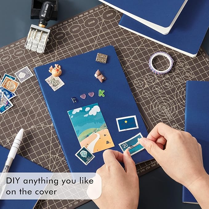 8 Pack Soft Cover Journal Bulk, Feela Notebooks College Ruled - Image 4