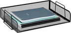 Mind Reader Stackable Paper Tray, Desktop Organizer, File Storage, Metal Mesh - Image 4