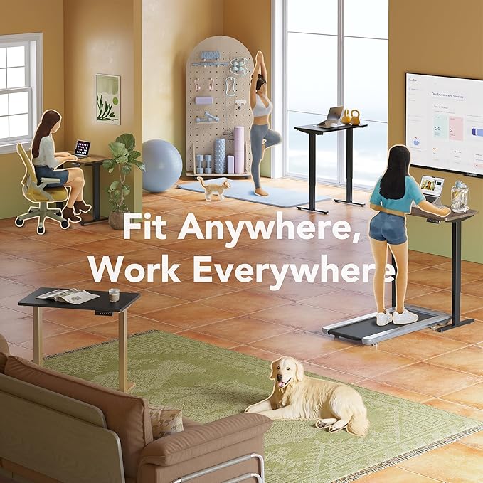 HUANUO 32" Small Electric Standing Desk Adjustable Height, 4 Memory Height - Image 8
