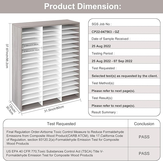 EasyPAG Wooden Literature Organizer - Image 4