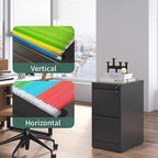 FLIXELIO 2 Drawer File Cabinet - Image 6