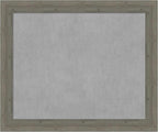 Amanti Art Grey Framed Magnetic Board 39x47 X-Large Vision Board by AmantiArt