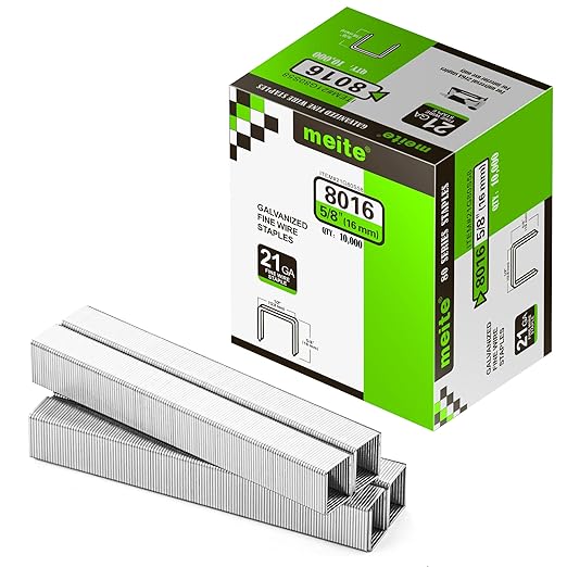 meite 21 Gauge Upholstery Staples, 1/2-Inch Crown by meite