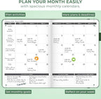 Clever Fox Planner Large – Undated Weekly & Monthly Planner - Image 7