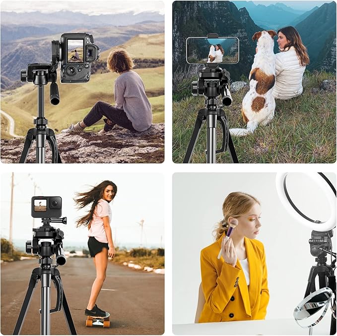 PULUZ Camera Tripod, Cellphone Clip - Image 7