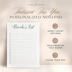 Personalized Notepads with Checkboxes, Personalized To Do Notepad, Personalized - Image 2
