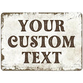 Rustic Custom Sign, Personalized Metal Signs, Gifts by SigoSigns