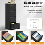 Bestoo 4-Drawer File Cabinet - Image 8