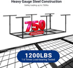 fleximounts 3x8 overhead garage ceiling storage rack organization, close-up detail