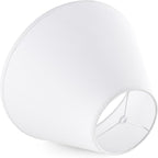 GO&SO 2pcs Pure White Large Lamp Shades, Empire Lamp Shade 6.5" Top x 16.3" - Image 5