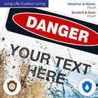 Custom Danger Sign, OSHA Sign, 18x24 Inches, 3M EGP Reflective .080 Aluminum - Image 5