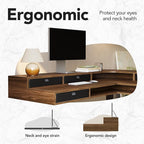 HUANUO 65.5" × 57.6" Electric L Shaped Standing Desk - Image 4