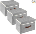 TYEERS Collapsible Storage Boxes, Washable Fabric Storage Bins by StorageOrganization