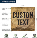 Custom Sign, Custom Street Sign, 11 Font Colors, 13 Font Styles, 4 Hole Options - Image 6