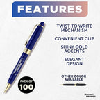DISCOUNT PROMOS 100 Ultra Executive Pens Pack - Image 2