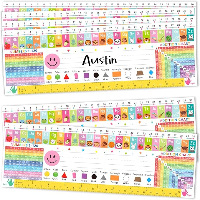 WALENGIF 36 Pcs Desk Name Tags for Classroom by WALENGIF