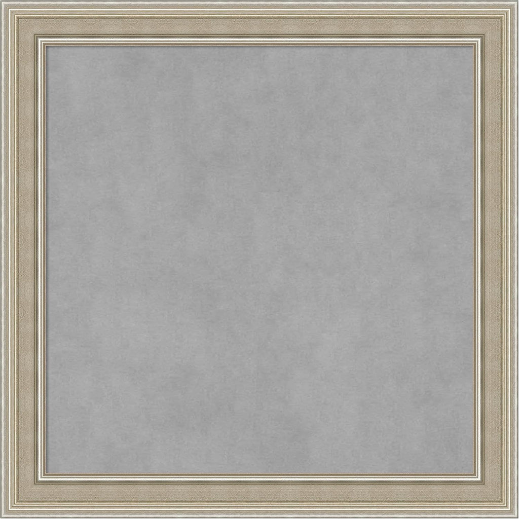 Amanti Art Silver Framed Magnetic Board 24x24 Medium Vision Board