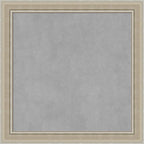 Amanti Art Silver Framed Magnetic Board 24x24 Medium Vision Board by AmantiArt