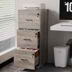VINGLI 3 Drawer File Cabinet - Image 2